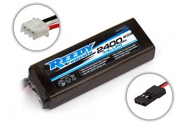 Reedy LiPo Pro TX/RX 2400mAh 7.4V Flat (27313)