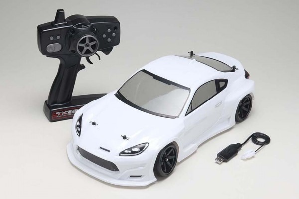 YOKOMO DRIFT PACKAGE 2WD ASSEMBLED FULL SET WITH GYRO; PANDEM GR86 (WHITE)(DP-GR86RTRW)