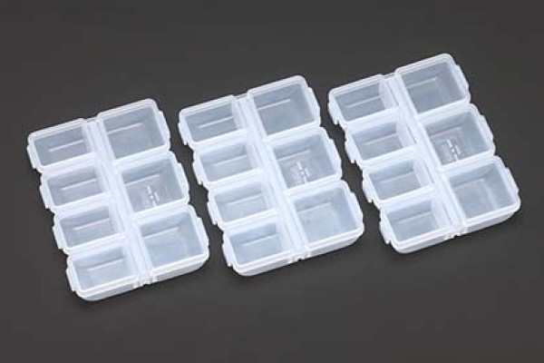 YOKOMO 90 × 70 × 17 mm Parts Case (3pcs) (YC-10A)